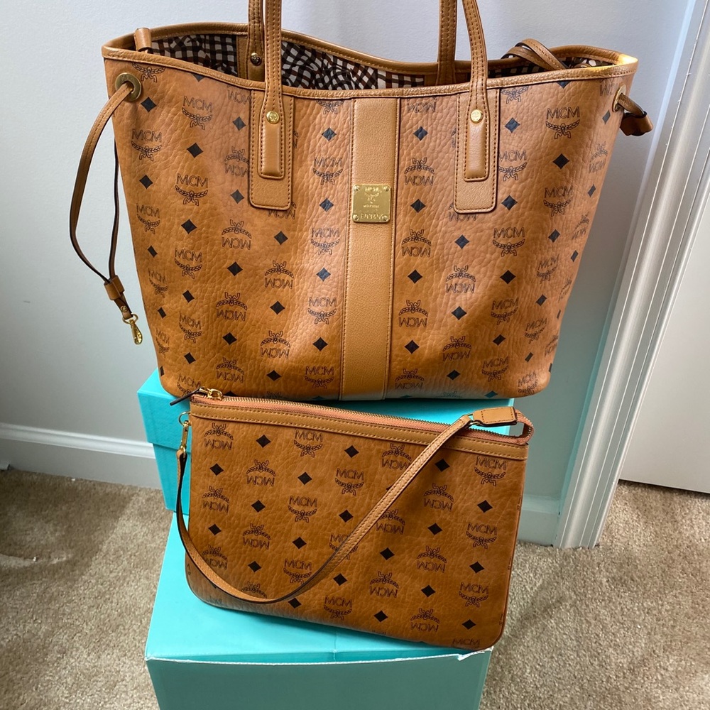 MCM Designer Reversible Tote